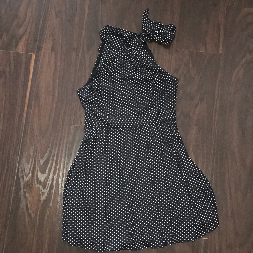 Polka Dots Express Halter Top Dress